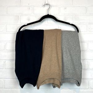 Bundle of 3 A New Day Classic Minimalist Plush Pullover Crewneck Sweaters XXL